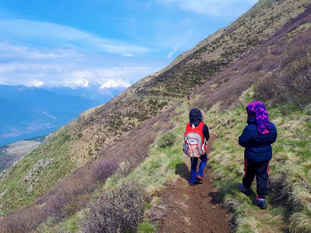 trekking con bambini vicino a milano