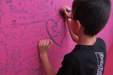 mostra love di milano con i bambini