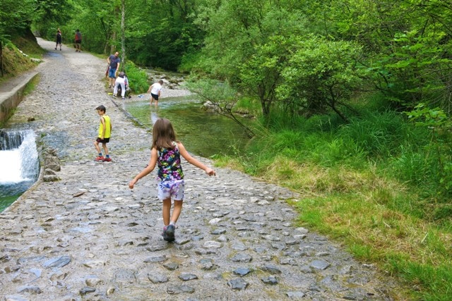trekking con bambini vicino bergamo
