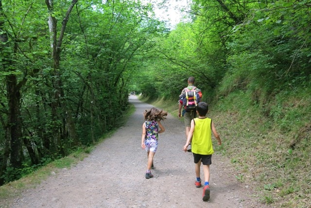 trekking con bambini vicino bergamo