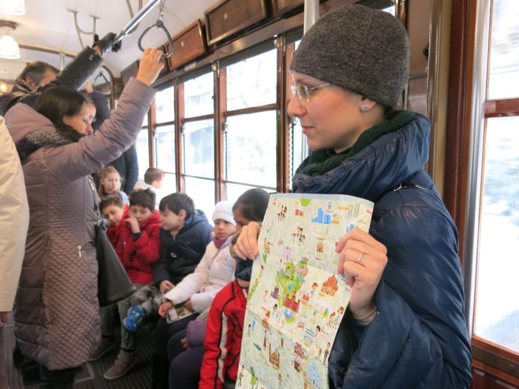 tram storico per scoprire Milano con i bambini