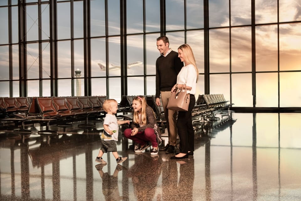 Qatar Airways con i bambini