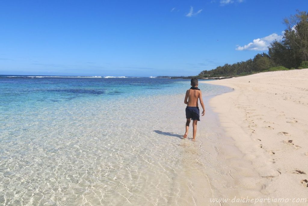 Mauritius con bambini