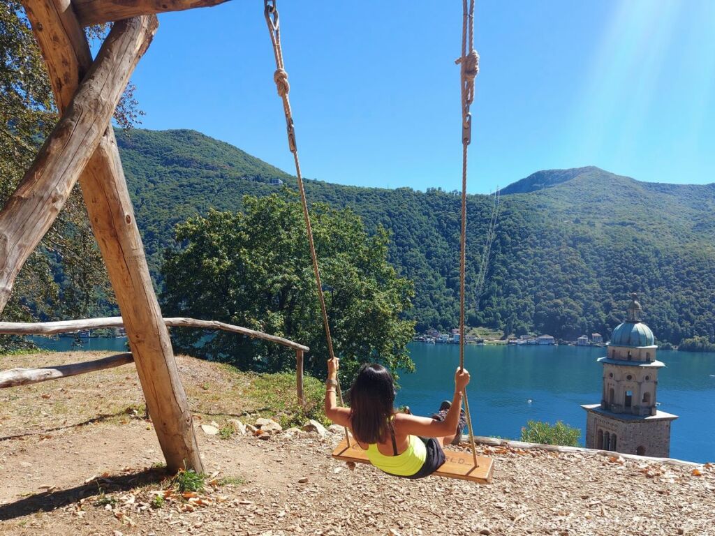 altalene giganti della svizzera morcote