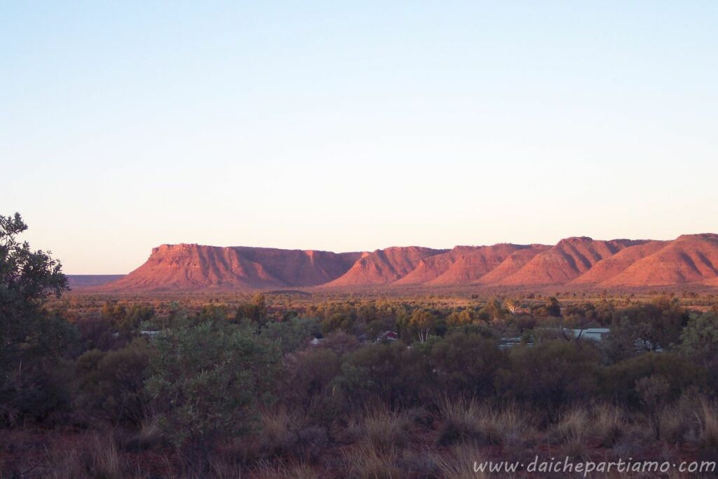 kings canyon itinerario australia