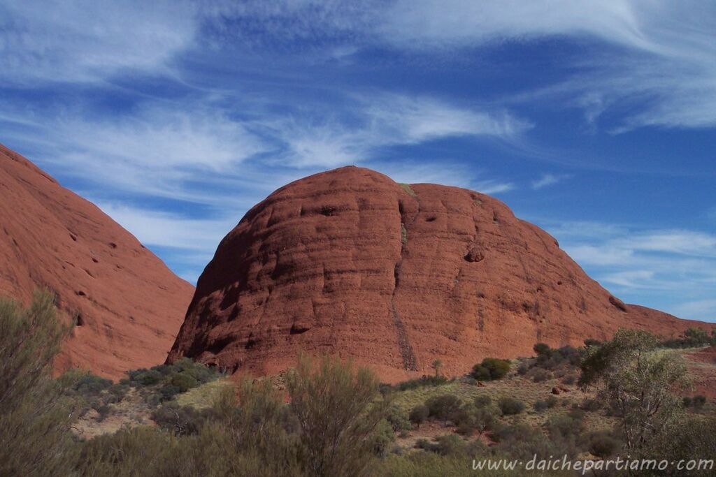 monti olgas itinerario australia